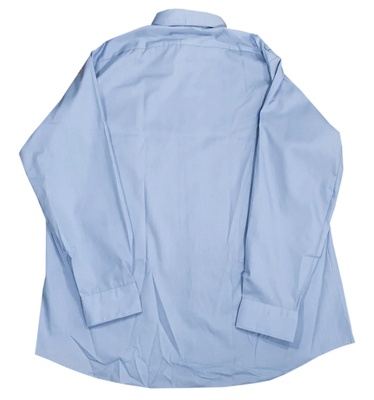 トップス BACK CHANNEL WORK SHIRT Cintas Comfort Flex Dark Blue Long Sleeve Button Down Work